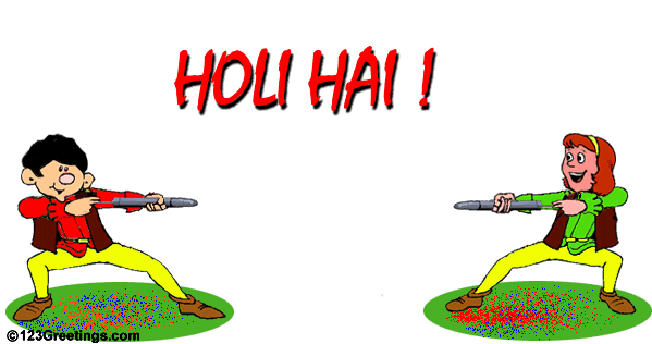 Happy Holi Animation